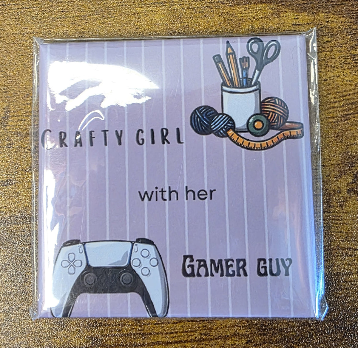 Crafty Girl with her Gamer Guy