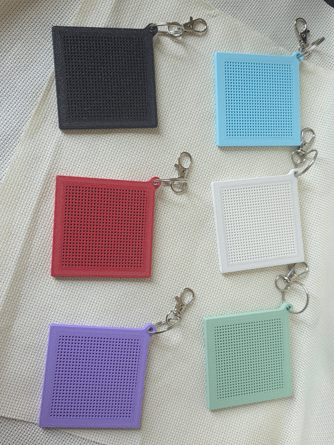 Cross Stitch Keychain Canvas
