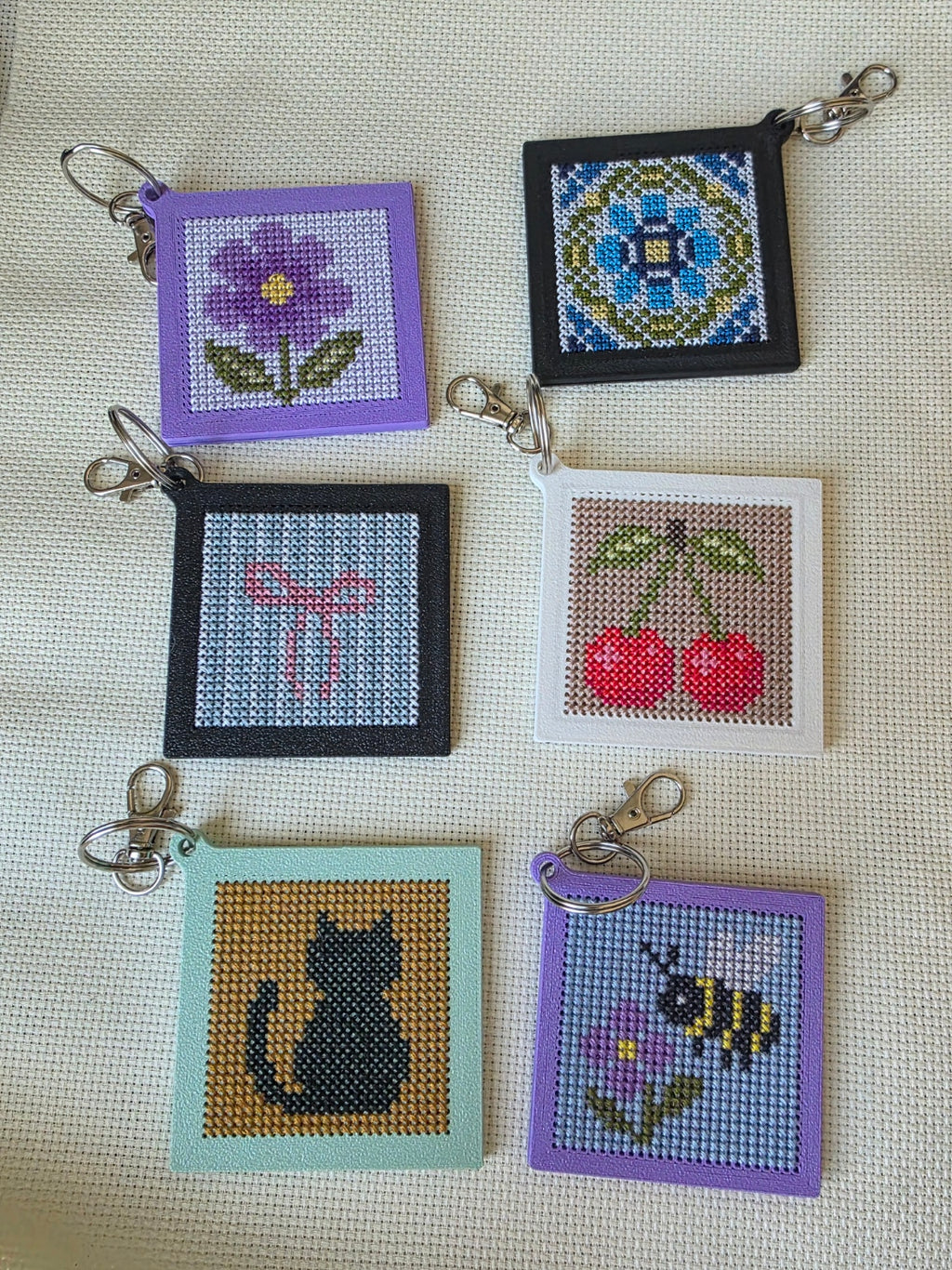 Cross Stitch Key Chain Kits