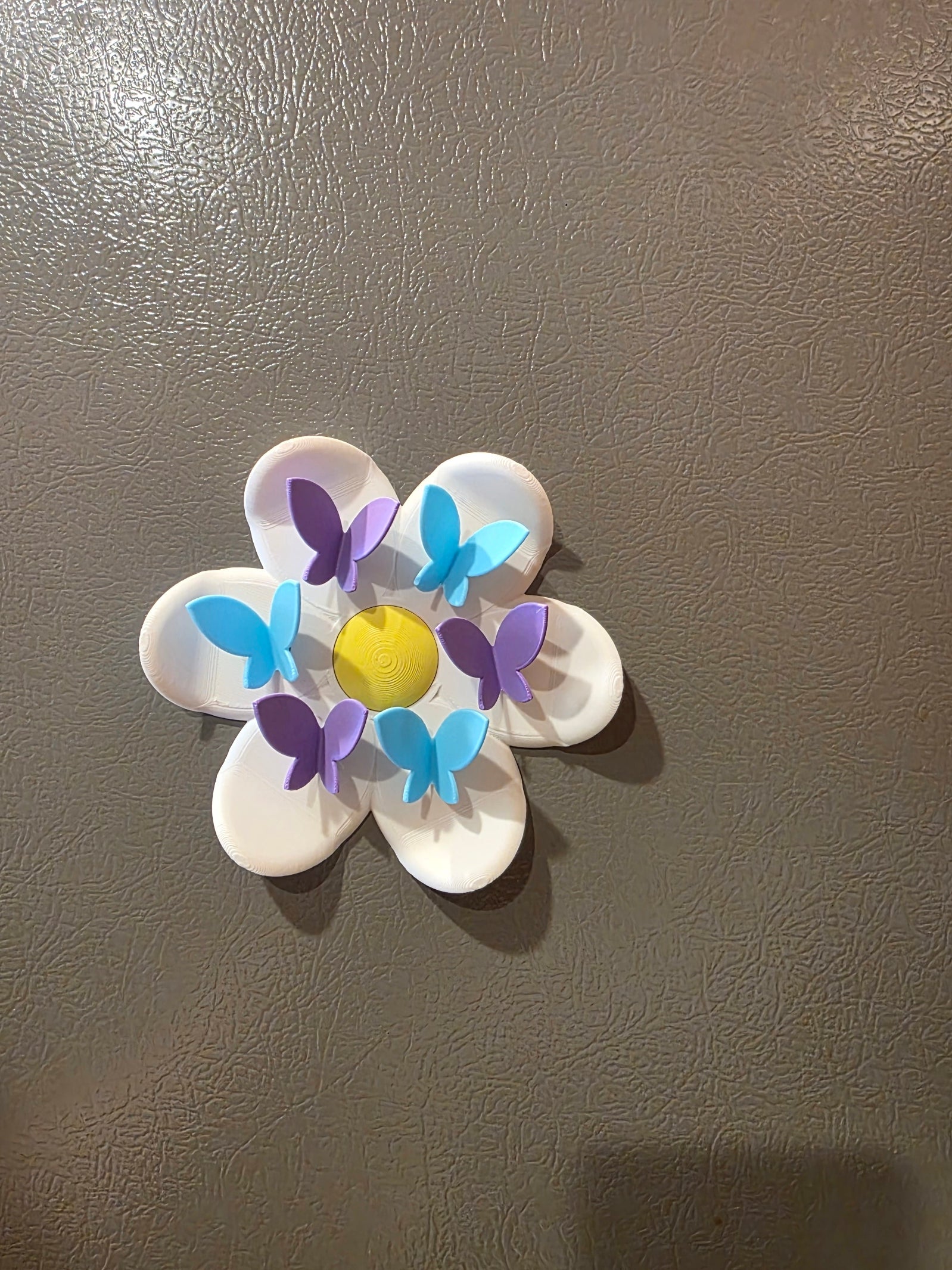 Flower Magnet with Butterfly Magnets