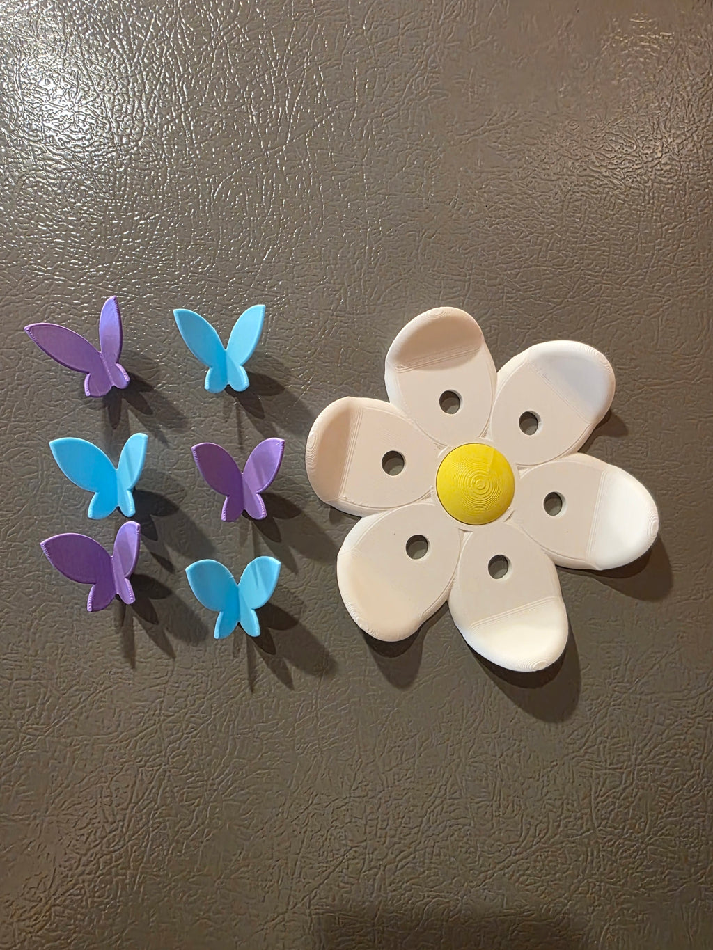 Flower Magnet with Butterfly Magnets