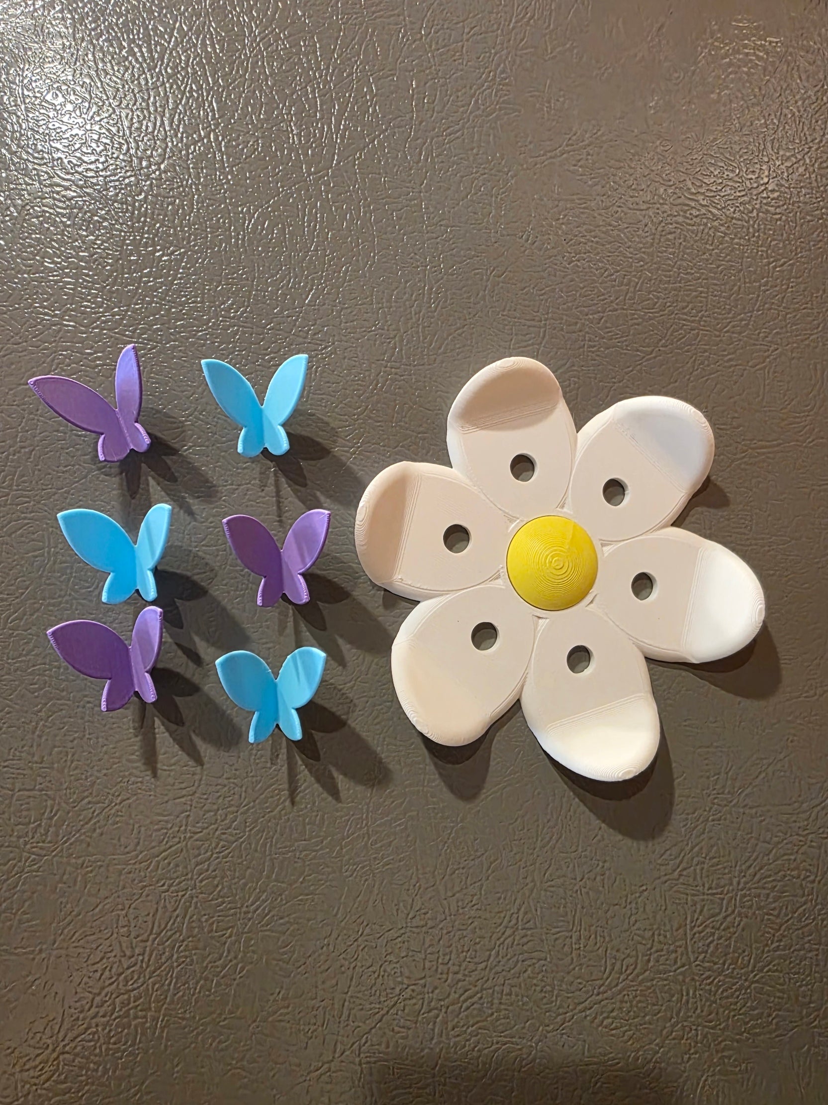 Flower Magnet with Butterfly Magnets
