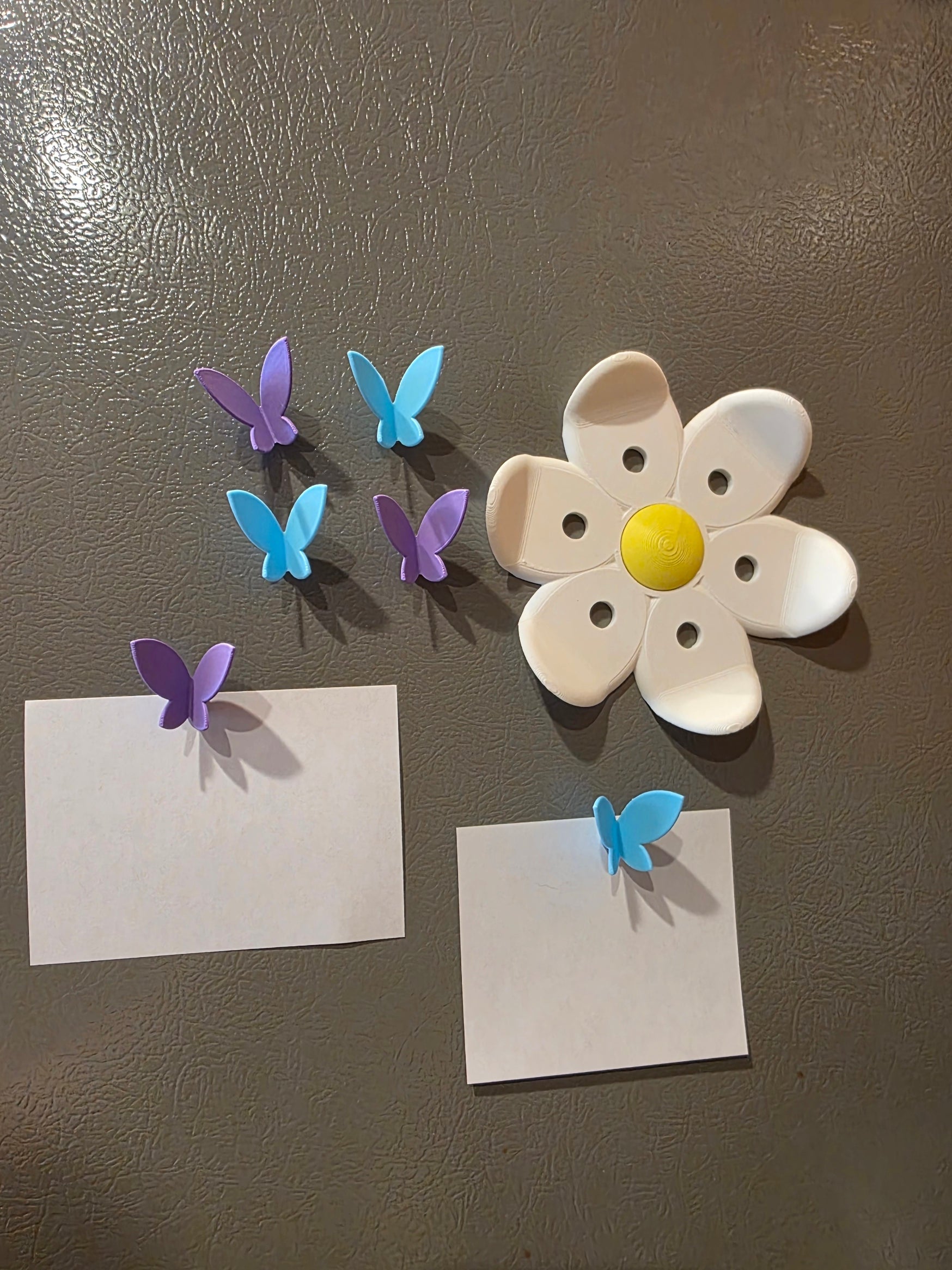 Flower Magnet with Butterfly Magnets